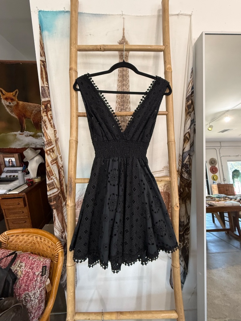 Temptation Positano Black Fennel Dress